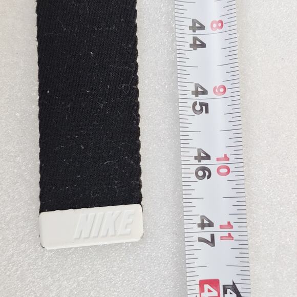 Nike Reversible Web Golf Belt White Black Bottle Opener Buckle 47" One Size - Picture 5 of 5